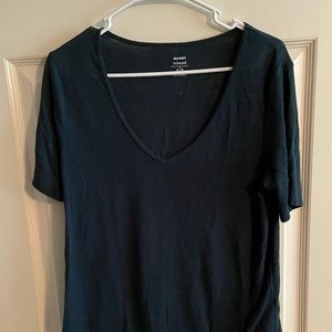 Old navy dark green relaxed short sleeve shirt.